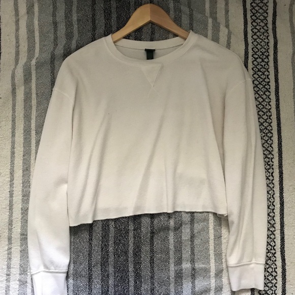 Brandy Melville Tops - White Crop Top